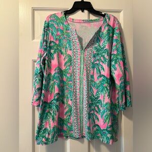 Lilly Pulitzer Chilly Lilly Karina tunic top